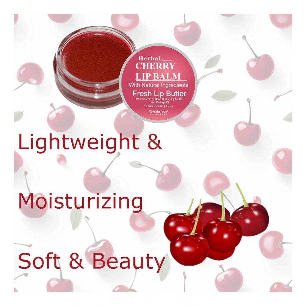 Generic Unisex Herbal Dark And Chapped Lips Beetroot & Cherry Lip Balm Pack Of 2 (20gm)